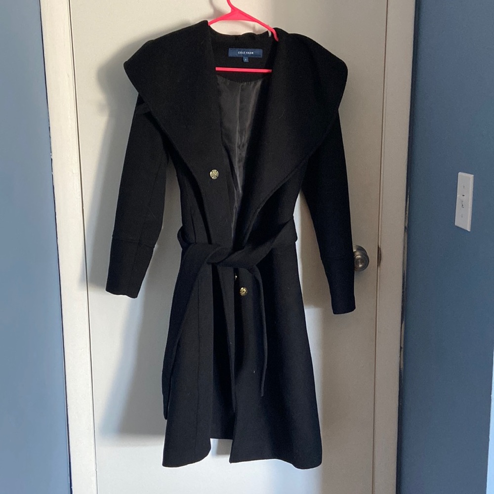 Cole Haan Black Peacoat